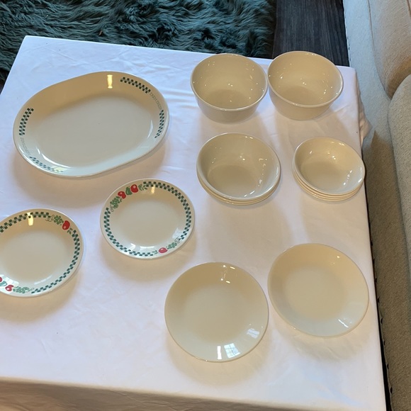 Vintage Corelle Farm Fresh dinnerware 10 PIECE SET - Picture 3 of 10